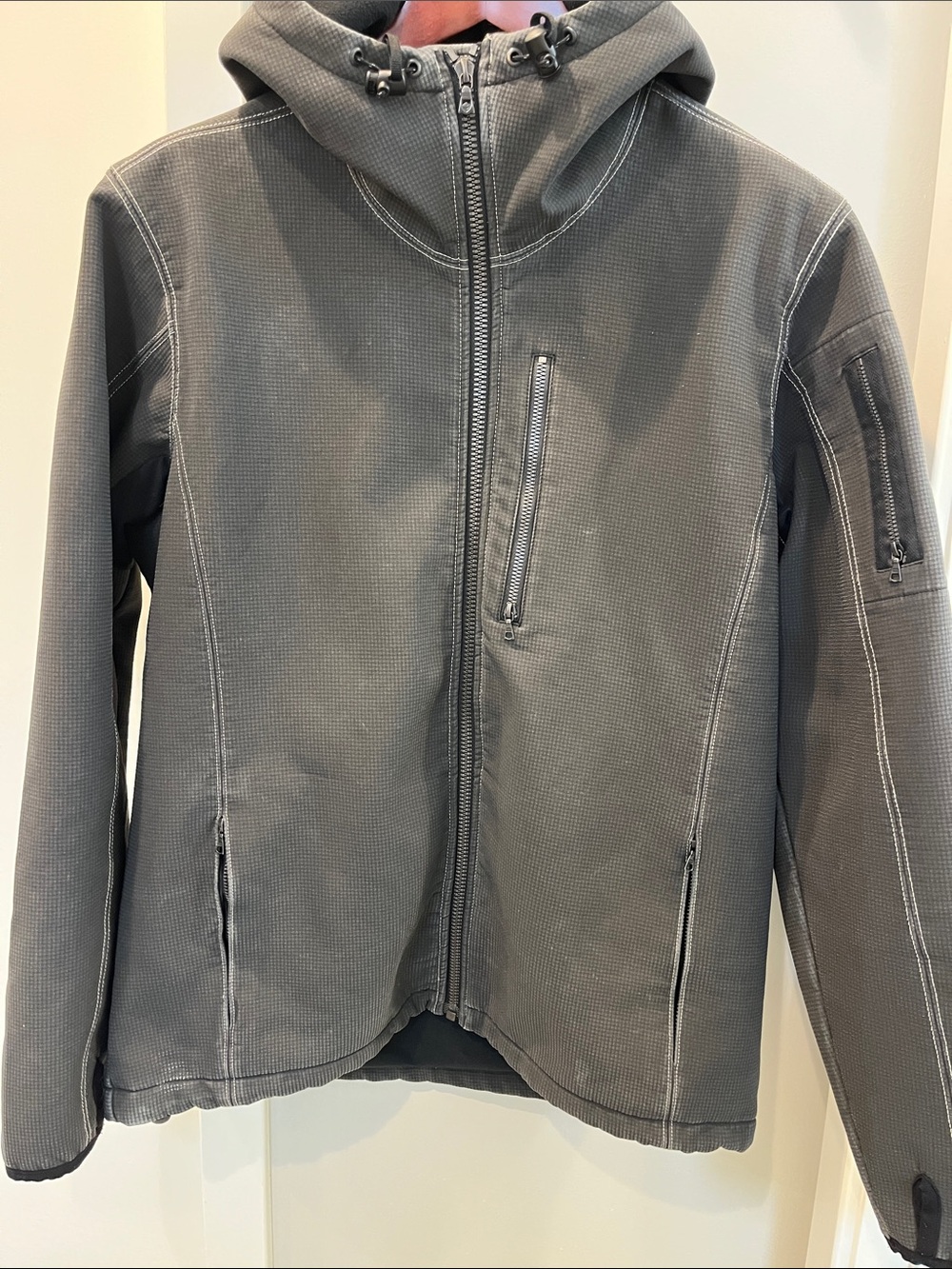 Kuhl Men's Performance Jacket Gray with White Stitching